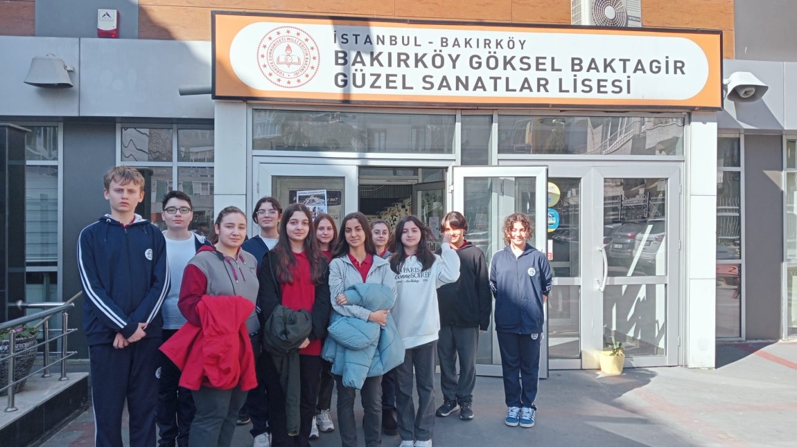 Bakırköy Göksel Baktagir Güzel Sanatlar Lisesi'ni ziyaret ettik